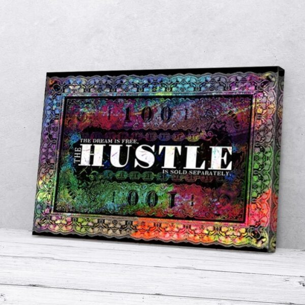 Hustle Business Matte Canvas Wall Art