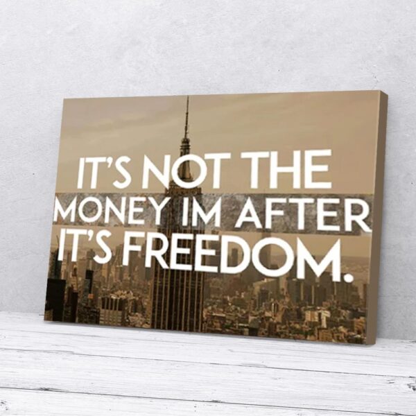 Freedom Business Matte Canvas Wall Art