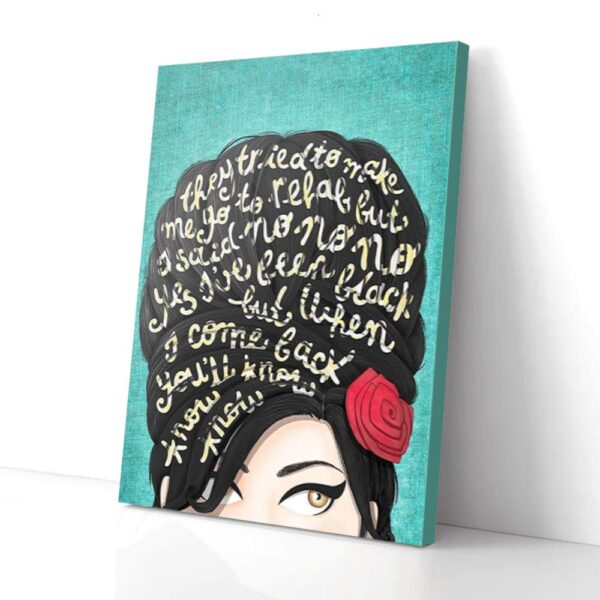 I Come Back Rehab Girl Canvas Wall Art