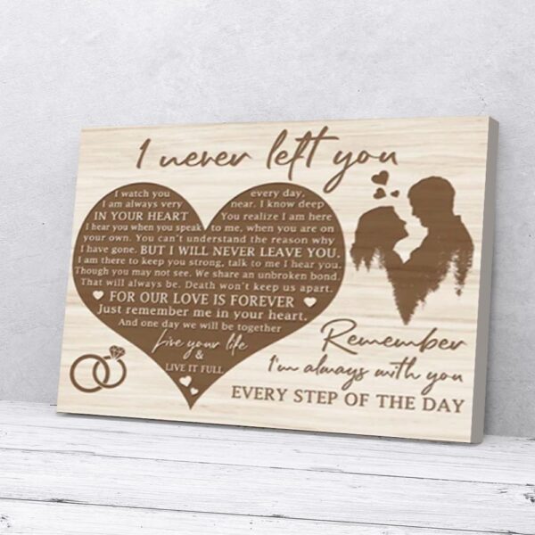 I Never Left You Couple Love Canvas