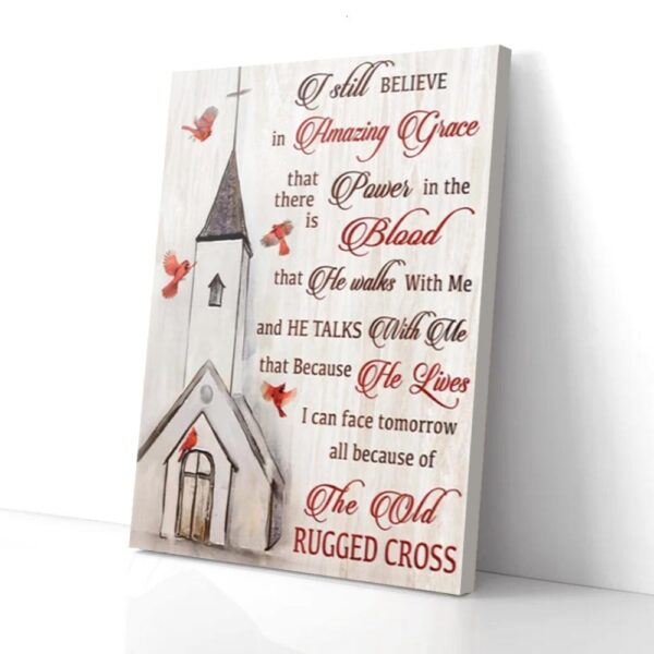 I Still Believe Church Cardinal Canvas Wall Art