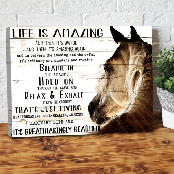 Horse Canvas Wall Art