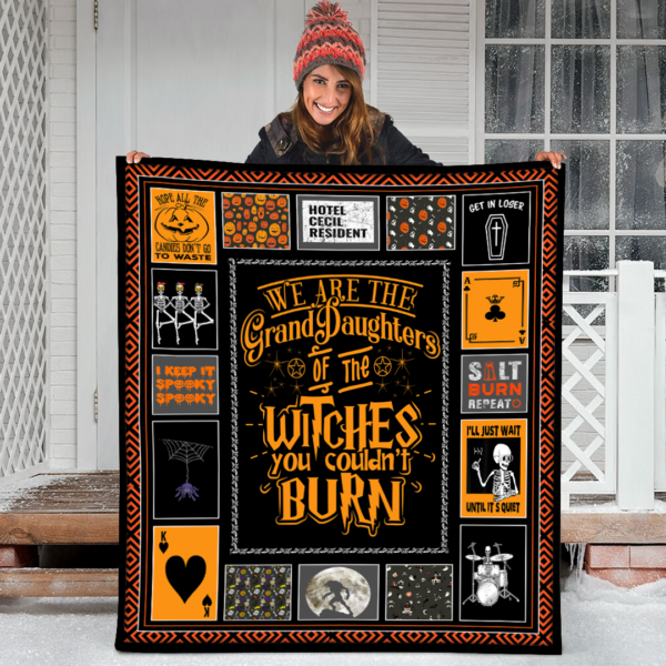 Halloween Witchcraft Occult Witches Wicca Fleece Sherpa Blanket