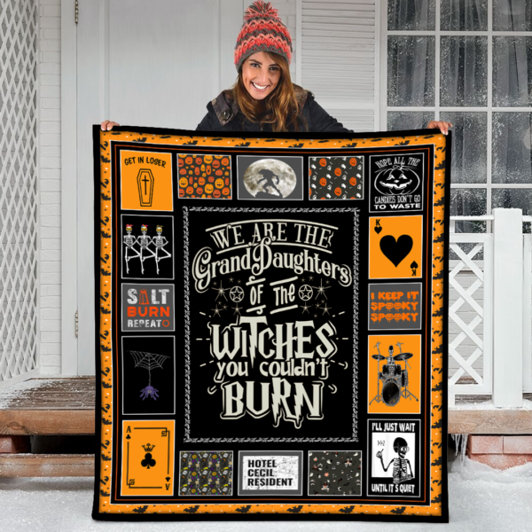 Halloween Witchcraft Occult Witches Wicca Fleece Sherpa Blanket