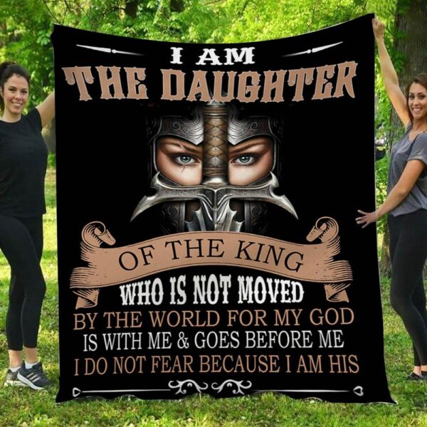 I Am The Daughter Of The King Who Is Not Moved Sword Blanket
