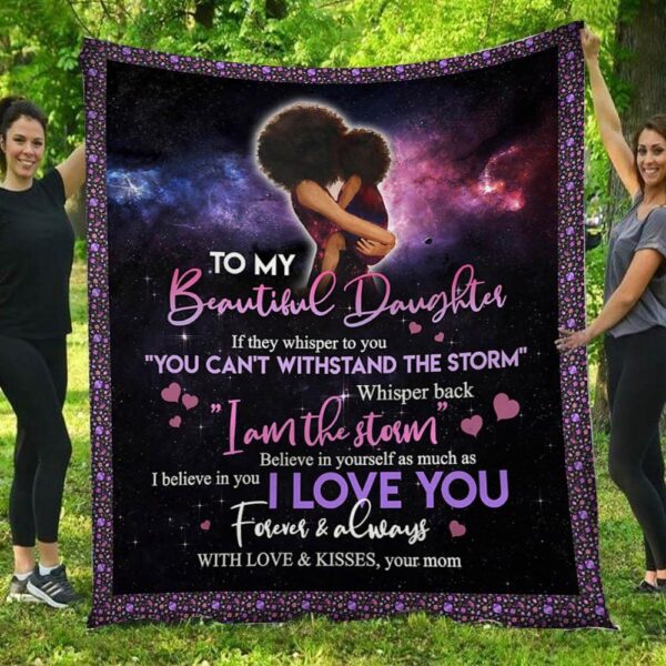 I Love You Forever & Always Mom To Daughter Blanket