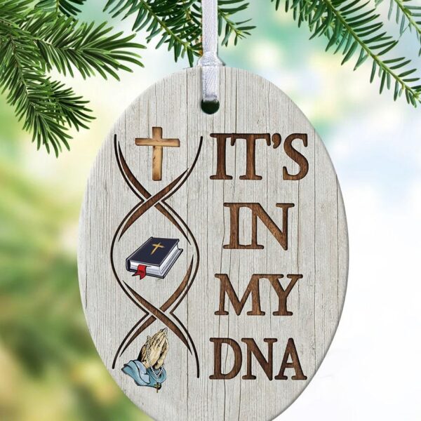 Jesus - It's in my DNA - Ceramic Ornament