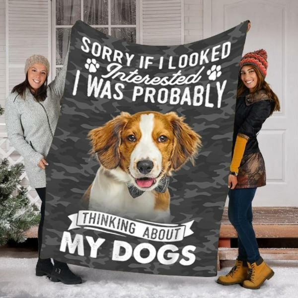 Kooikerhondje Dog Gifts For Dog Lovers Custom Fleece Blanket Sherpa Blanket