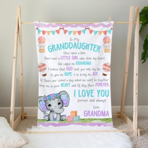 To My Granddaughter Blanket Gift For Granddaughter Blanket Custom Blanket Minky Blanket Fleece Blanket Sherpa Blanket