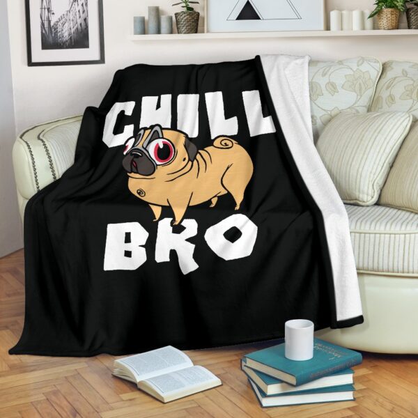Chill Bro Fleece Blanket Sherpa Blanket