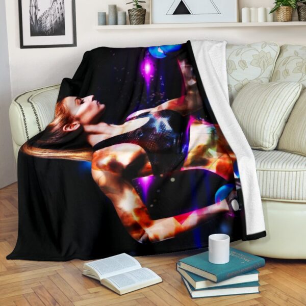 Fitness Babe Fleece Blanket Sherpa Blanket