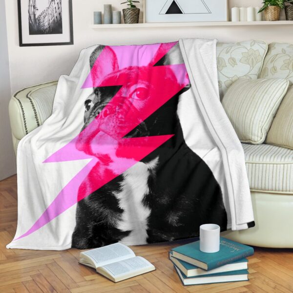 French Bulldog Fleece Blanket Sherpa Blanket