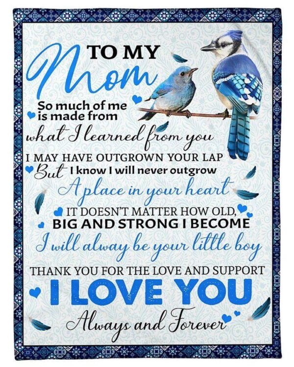 Present For Daddy Always Be Your Little Boy For Family Fleece Blanket Sherpa Blanket