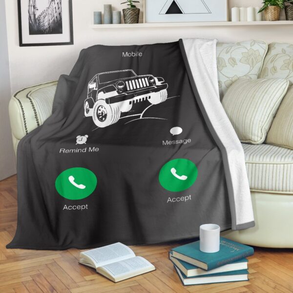 J**P Calling Fleece Blanket Sherpa Blanket