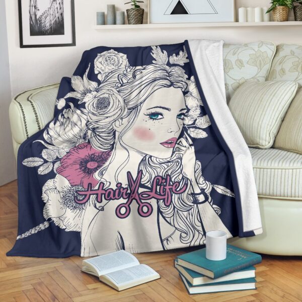 Hair Life Fleece Blanket Sherpa Blanket