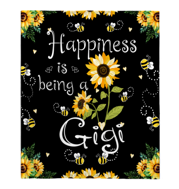 Happiness Is Being A Gigi Blankets Fleece Blanket Sherpa Blanket