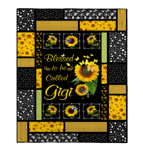 Blessed To Be Called Gigi Blankets Fleece Blanket Sherpa Blanket
