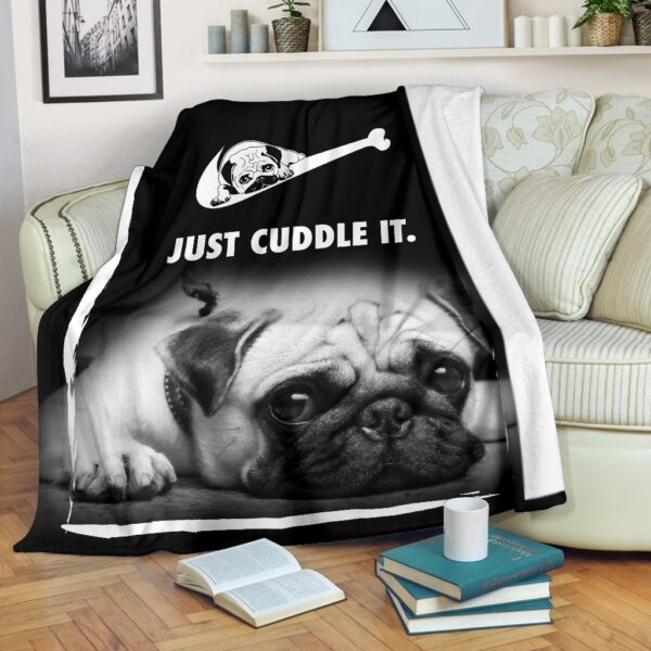 Just Cuddle It Fleece Blanket Sherpa Blanket