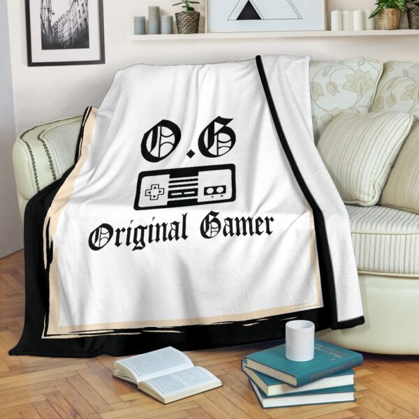 Original Gamer Fleece Blanket Sherpa Blanket