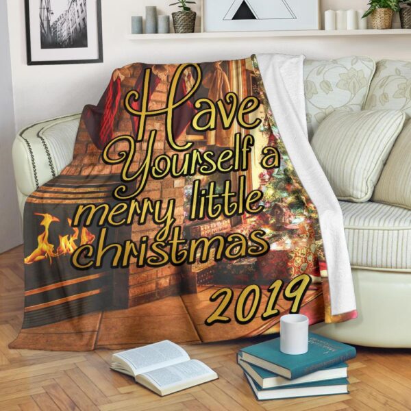 Have Yourself A Merry Little Christmas 2019 Fleece Blanket Sherpa Blanket