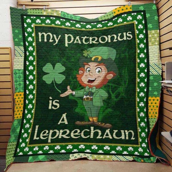 Irish St Patrick Day 3D Over Printed Fleece Blanket Sherpa Blanket