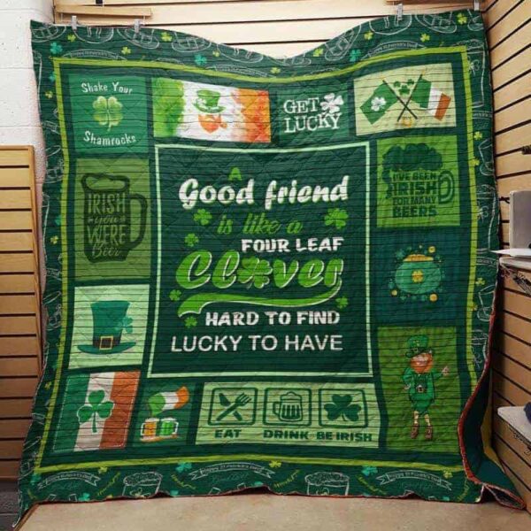 Irish St Patrick Day 3D Over Printed Fleece Blanket Sherpa Blanket