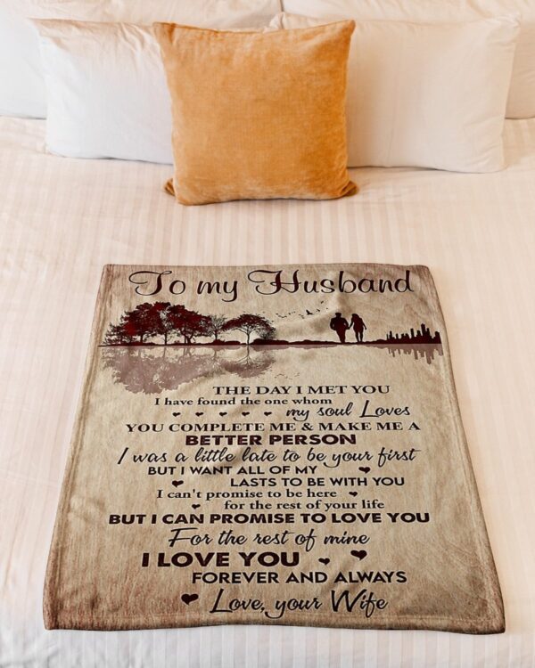 To My Future Husband From Wife 3D All Over Printed Fleece Blanket Sherpa Blanket