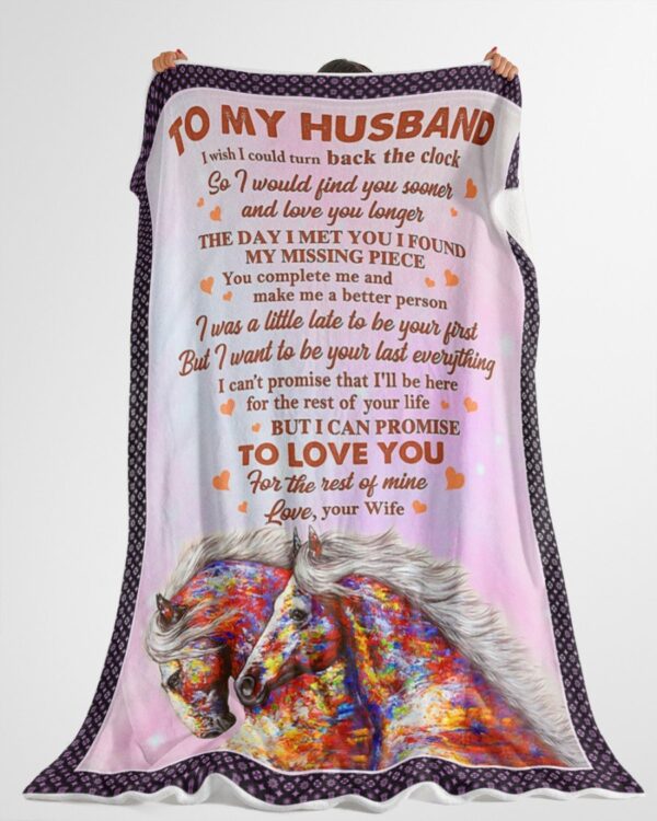 I Love You To My Future Husband From Wife 3D All Over Printed Fleece Blanket Sherpa Blanket