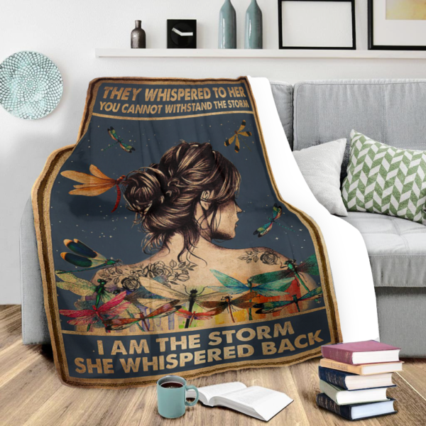 Grandma- The Storm 3D All Over Printed Fleece Blanket Sherpa Blanket