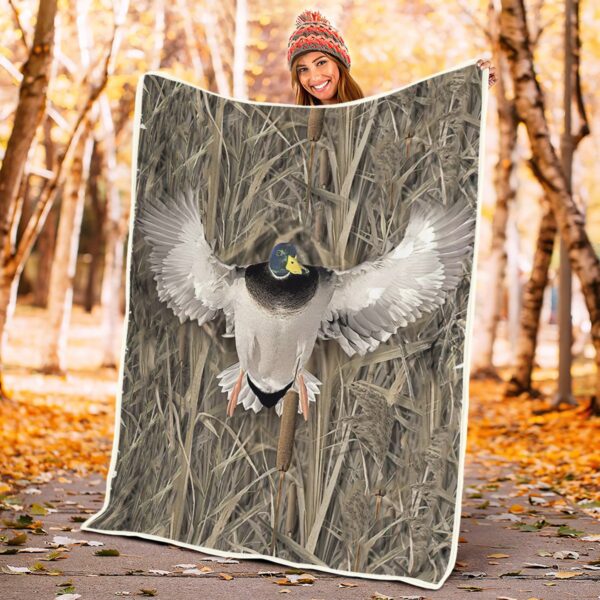 Duck Hunting 3D All Over Printed Fleece Blanket Sherpa Blanket