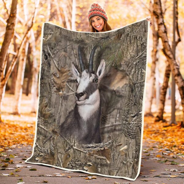 Chamois Hunting 3D All Over Printed Fleece Blanket Sherpa Blanket