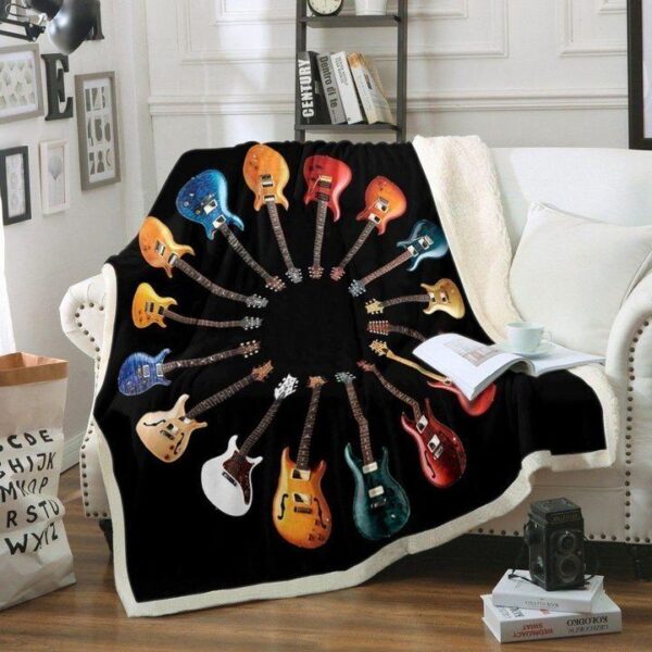 Guitar Circle 3D All Over Printed