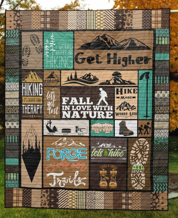 Let Go Hiking Fleece Fleece Blanket Sherpa Blanket