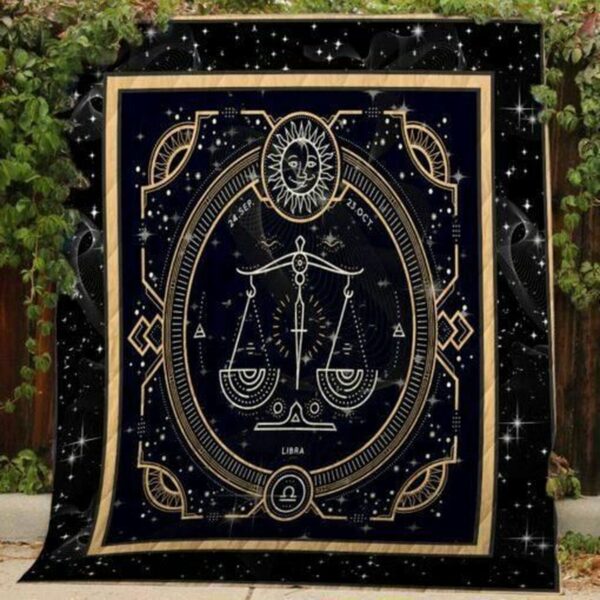 Libra My Zodiac Fleece Fleece Blanket Sherpa Blanket