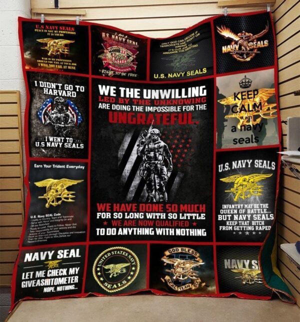 Navy Seals Fleece Blanket - Sherpa Blanket