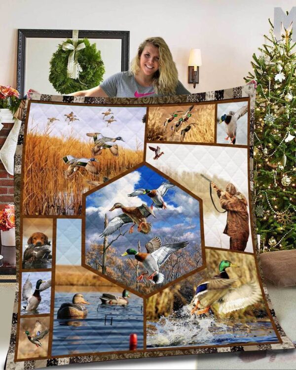 Duck Hunting Fleece Blanket - Sherpa Blanket