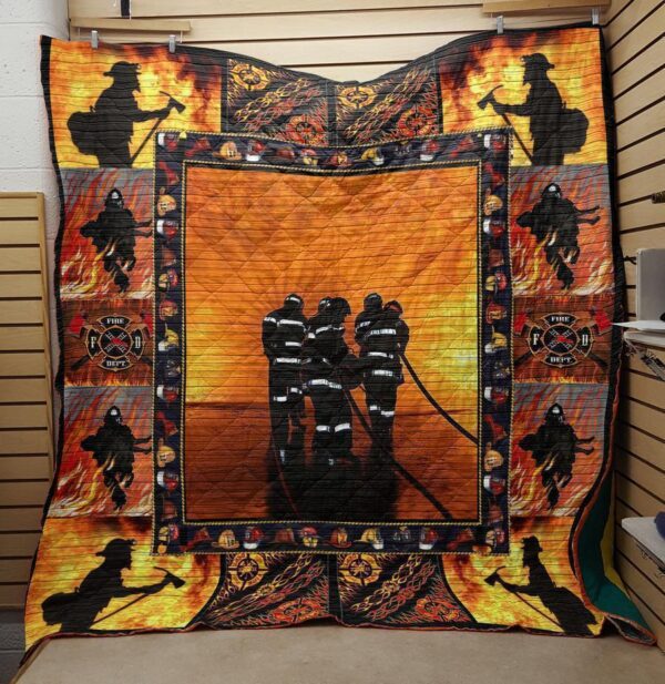 Firefighter Gift Fleece Blanket - Sherpa Blanket