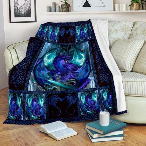 Dragon Lover Fleece Blanket - Sherpa Blanket