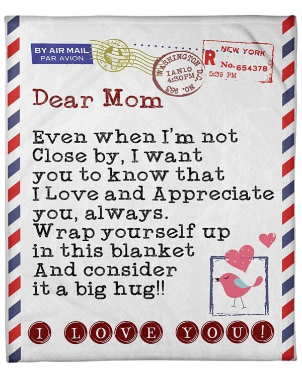 Mom Premium Fleece Blanket - Sherpa Blanket