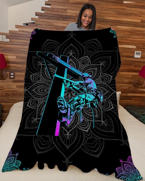 Lineman Premium Fleece Blanket - Sherpa Blanket
