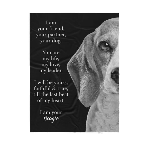 I Am Your Friend Partner Beagle Dog Gift Fleece Blanket Sherpa Blanket