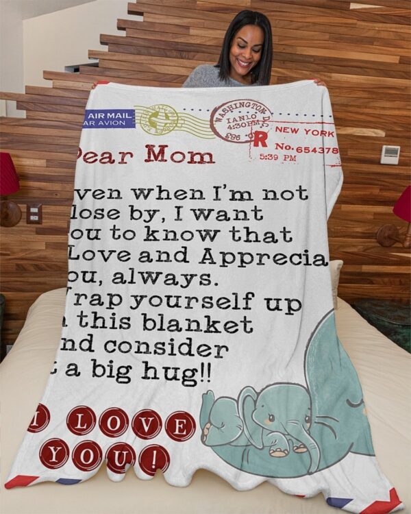 Mom Premium Fleece Blanket - Sherpa Blanket