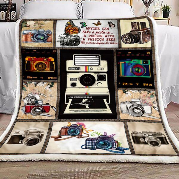 Photography Hobbie Fleece Blanket - Sherpa Blanket