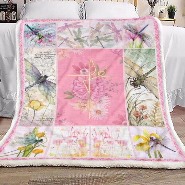 Dragonfly Fe Fleece Blanket - Sherpa Blanket