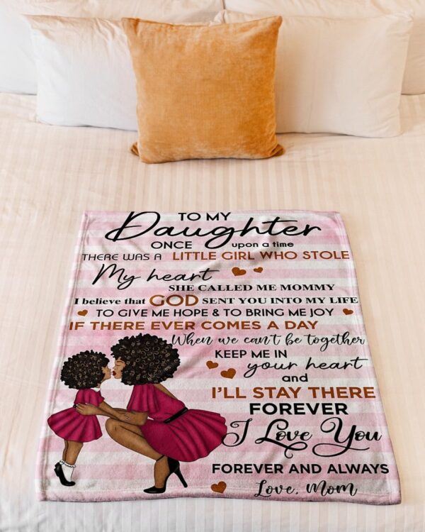 To My Daughter Fleece Blanket - Sherpa Blanket