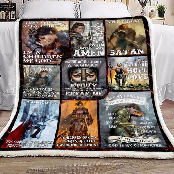 Knight By God Fleece Blanket - Sherpa Blanket