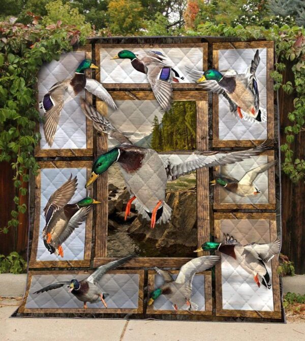 Duck Hunting 3D Fleece Blanket - Sherpa Blanket