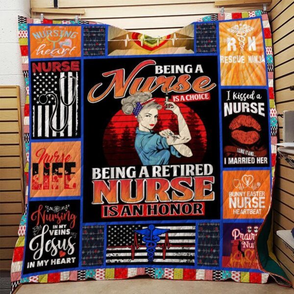 Strong Nurse Gift Fleece Blanket - Sherpa Blanket