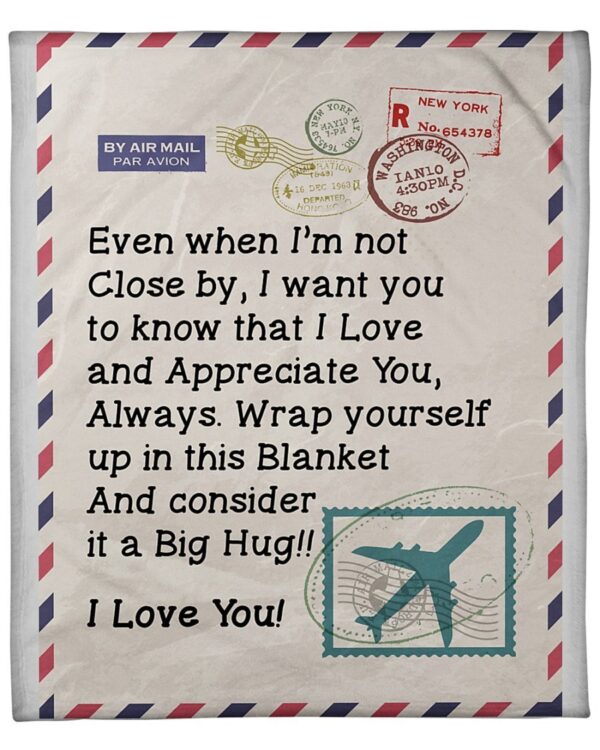 Pilot's Wife Premium Fleece Blanket - Sherpa Blanket