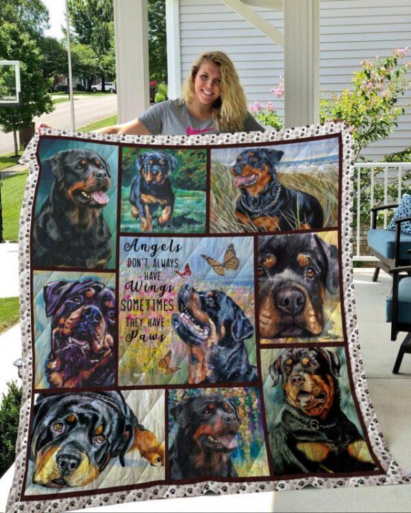 Dog Blanket - Gift Idea For Dog Lovers, Dog Dad Mom - Rottweilers Sherpa Blanket